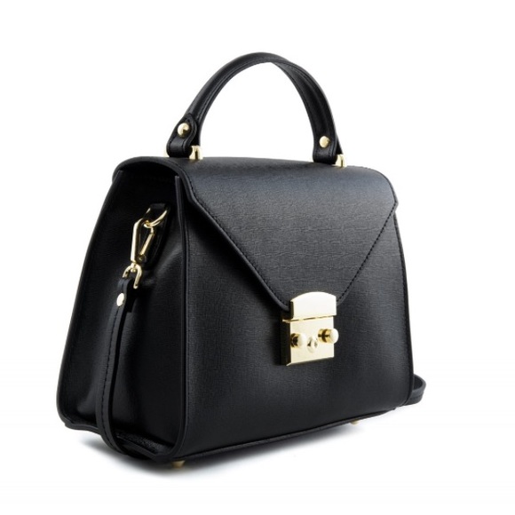 Camelia Roma leather shoulder Black handbag - Picture 10 of 14